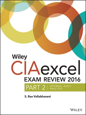 cover image of Wiley CIAexcel Exam Review 2016